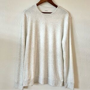 Sonoma Men's White Crew Neck Sweater, Mens size large, Casual, Workwear, Classic